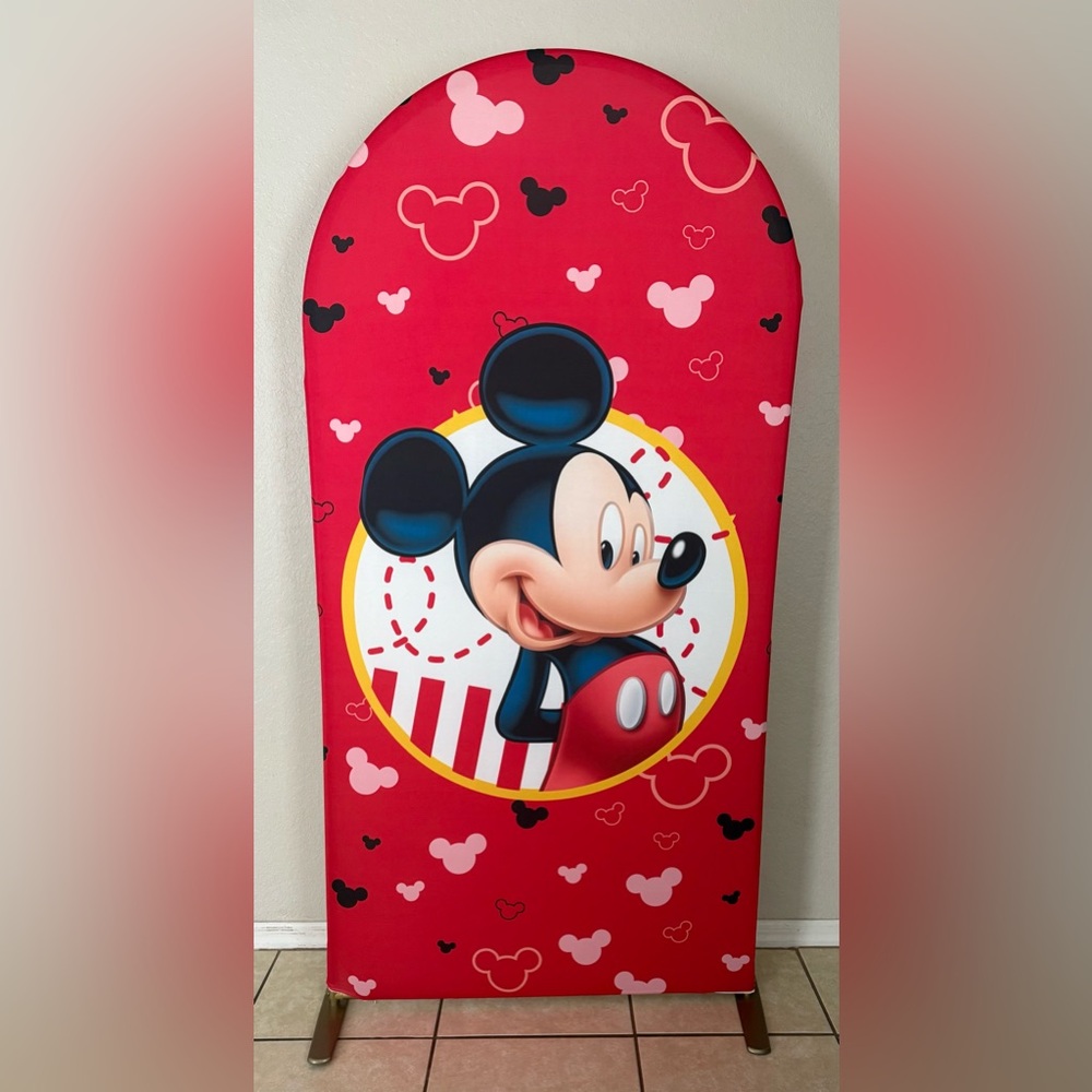 Mickey Mouse Arch Backdrop Cover